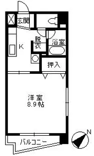シャロム【3階】の間取り