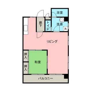 プラムメゾン小松原【303号室】の間取り
