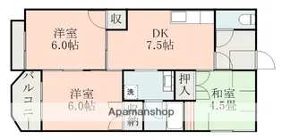 竹5マンション【103号室】の間取り