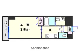 リードインアイエスヒラノ【3階】の間取り