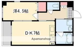 ウエストコート【1階】の間取り