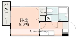 プレファランス平之町【503号室】の間取り