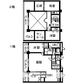 ストークマンション鹿児島【2006号室】の間取り