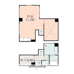 メゾンドブランシュ南林寺【2階】の間取り
