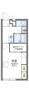 レオパレス高見堂【202号室】の間取り