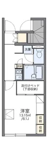 レオパレスBヴィレッジ【1階】の間取り