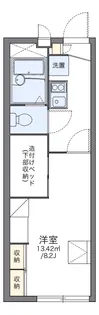 レオパレス諏訪【2階】の間取り