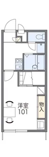 レオパレスNK高屋ヶ丘【103号室】の間取り