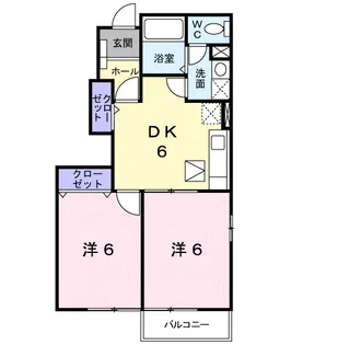 ニーロクセブンⅡ【1階】の間取り
