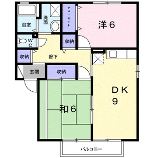 セジュールYOU【2階】の間取り