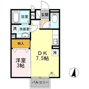 ゆぅ・こうぽ【2階】の間取り