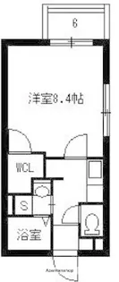 SUNGARDEN葉月館【306号室】の間取り