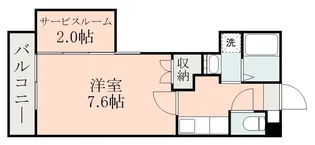 PROUDIA【502号室】の間取り