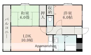 グリーンパレス清和【1階】の間取り