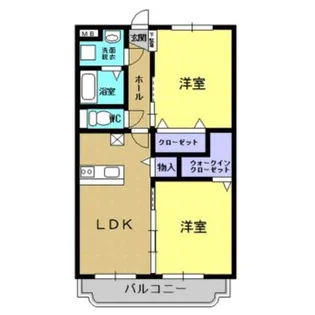 フェリーチェN【102号室】の間取り