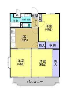 イースト鹿児島【101号室】の間取り