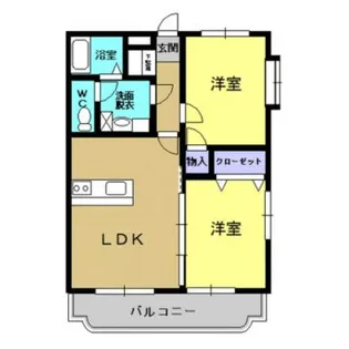 パストラールI【3階】の間取り