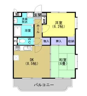 NAKAMA B.L.D【2階】の間取り