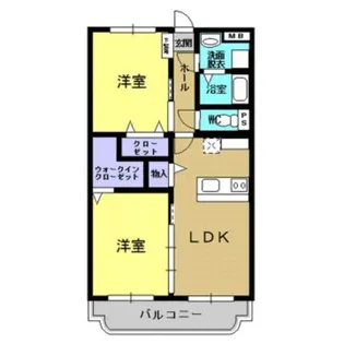 ウェル・ビュー桜【206号室】の間取り