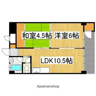サンバード明和【1階】の間取り