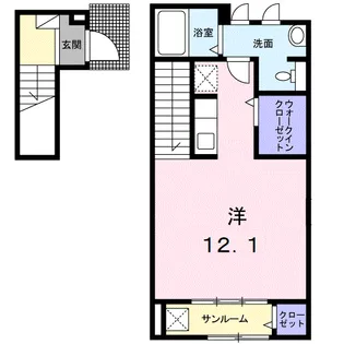 ブエナ・スエルテⅡ【2階】の間取り
