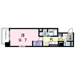 WAVE【4階】の間取り