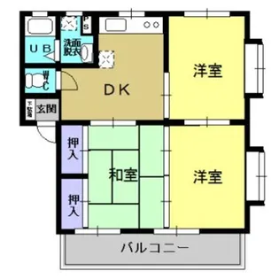 ファミール末吉【2階】の間取り