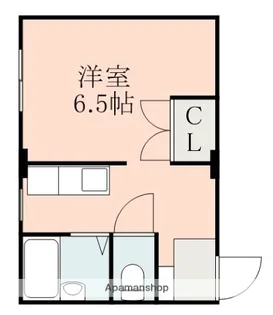ハイツユニバーシティ【207号室】の間取り