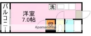 アビターレ新屋敷【3階】の間取り