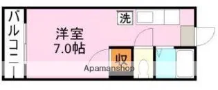 アビターレ新屋敷【2階】の間取り