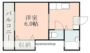 ファーストビル中央駅【402号室】の間取り