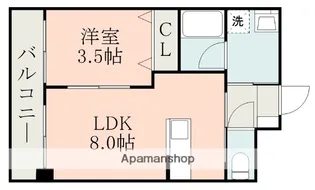 アメニティ春日【3階】の間取り