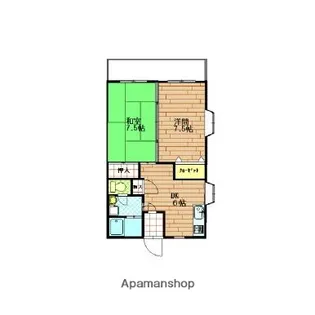 アベニュー中郡【2階】の間取り