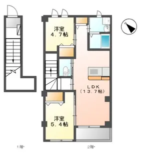 PLAGE【2階】の間取り