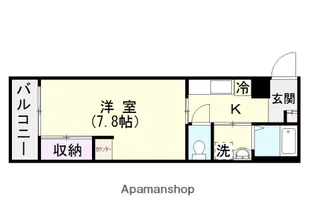 ローゼン下荒田【1階】の間取り