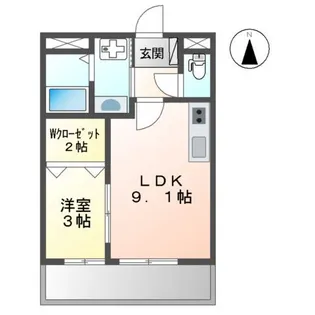 エクセレントAIRA【2階】の間取り