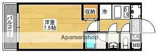 ラ・フォート下荒田【3階】の間取り