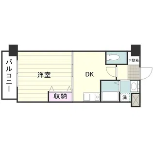 RJR鹿大前【0601号室】の間取り