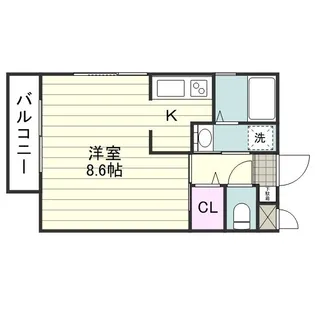 アーデルメゾン【0201号室】の間取り