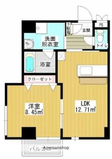 エルミタージュ長田【3階】の間取り