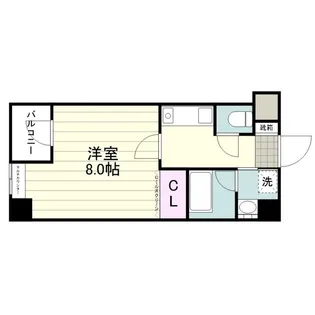 アンソレイエ鴨池【0402号室】の間取り