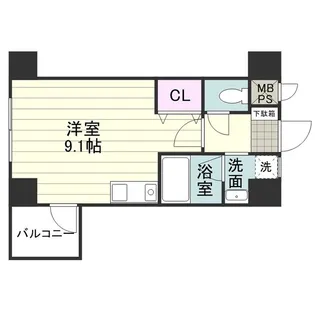 フォーチュネイト高麗【0401号室】の間取り