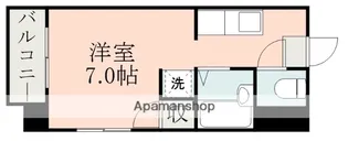 第二ステップイン金満【310号室】の間取り