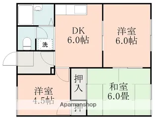 クリエイト自由ヶ丘【2階】の間取り