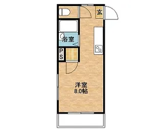 シャンポール南郡元【203号室】の間取り