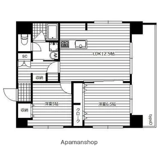 IRISSPIRA BRIGHT A’S【9階】の間取り
