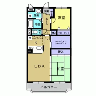 サンライズK【3階】の間取り