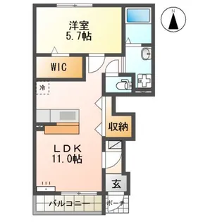 ラピュタ【1階】の間取り
