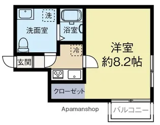 TASYARD Ⅳ【101号室】の間取り
