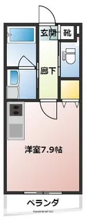 IRISSPIRA.BRIGHT武之橋アイル【2階】の間取り